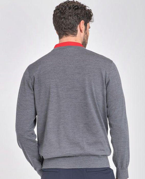 Paul & Shark - Col V Summer Wool - LE CAPITAINE D'A BORD