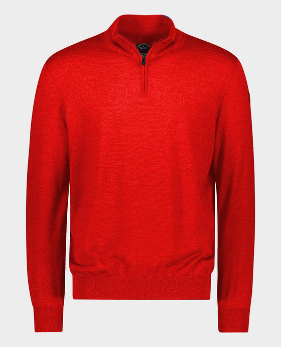 Paul & Shark - Col zip de laine et soie - LE CAPITAINE D'A BORD