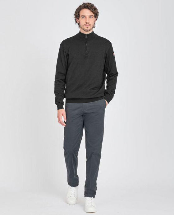 Paul & Shark - Col zip de laine mérinos extra fine - LE CAPITAINE D'A BORD