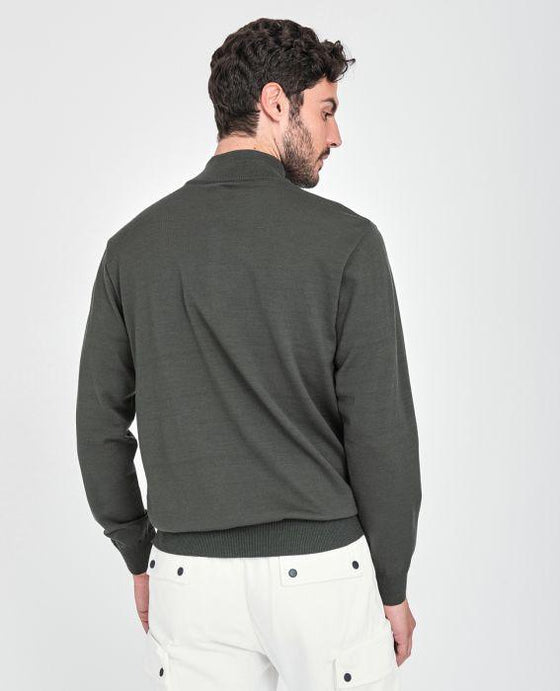 Paul & Shark - Col zip de laine mérinos extra fine - LE CAPITAINE D'A BORD