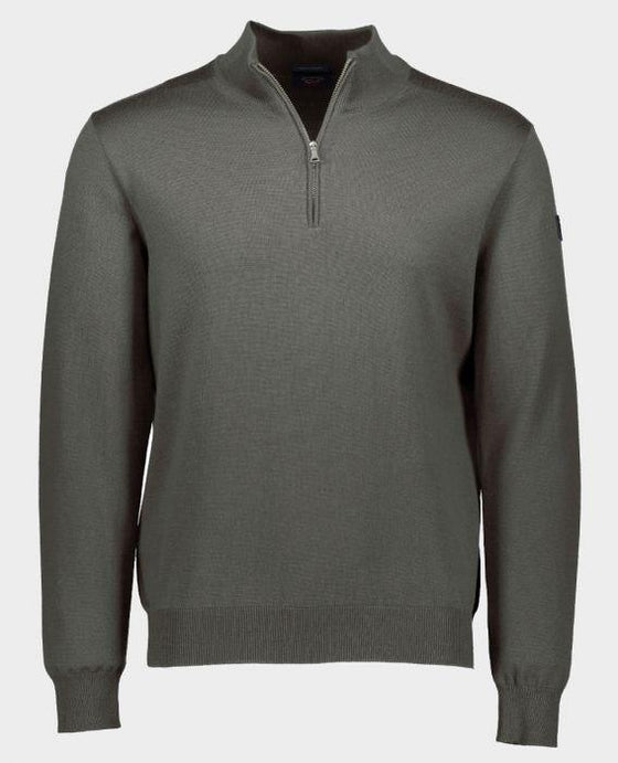Paul & Shark - Col zip de laine mérinos extra fine - LE CAPITAINE D'A BORD