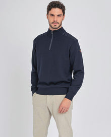  Paul & Shark - Col zip de laine Yachting (plusieurs couleurs disponibles) - LE CAPITAINE D'A BORD