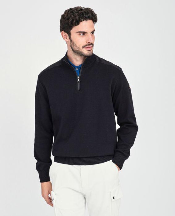 Paul & Shark - Col zip de laine Yachting (plusieurs couleurs disponibles) - LE CAPITAINE D'A BORD