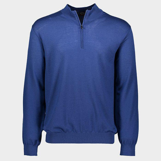 Paul & Shark - Col Zip Summer Wool - LE CAPITAINE D'A BORD