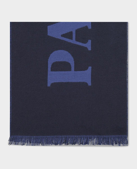 Paul & Shark - Foulard de laine lettré - LE CAPITAINE D'A BORD