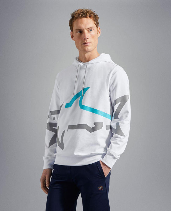 Paul & Shark - Hoody avec requin réflecteur - LE CAPITAINE D'A BORD