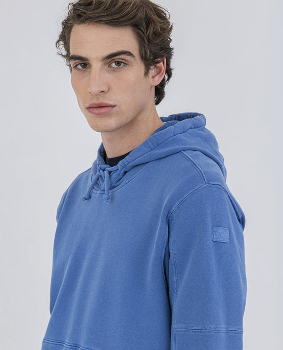 Paul & Shark - Hoody de coton délavé - LE CAPITAINE D'A BORD