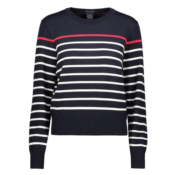Paul & Shark Ladies - Chandail rayé de laine - LE CAPITAINE D'A BORD