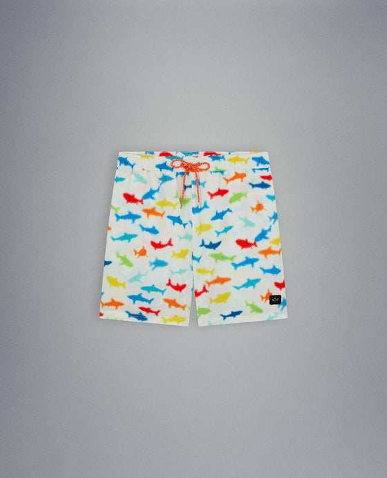 Paul & Shark - Maillot de bain avec imprimé requins - LE CAPITAINE D'A BORD