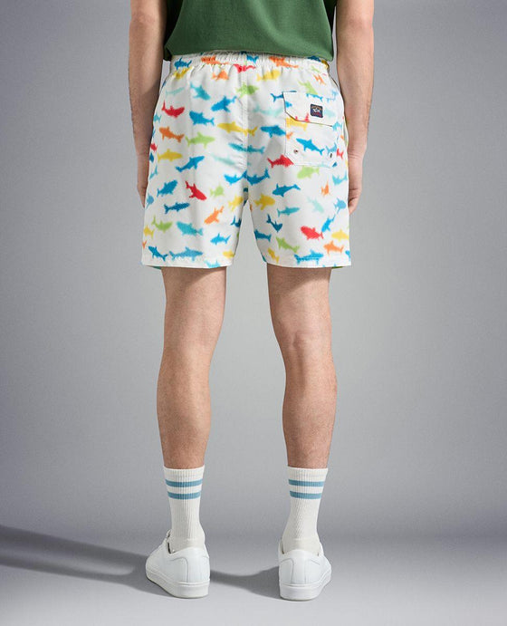 Paul & Shark - Maillot de bain avec imprimé requins - LE CAPITAINE D'A BORD