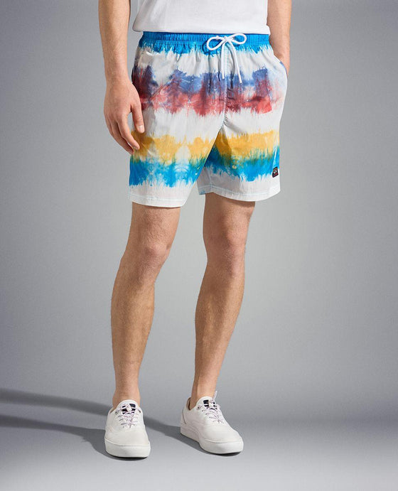 Paul & Shark - Maillot de bain tissu Econyl® teint - LE CAPITAINE D'A BORD