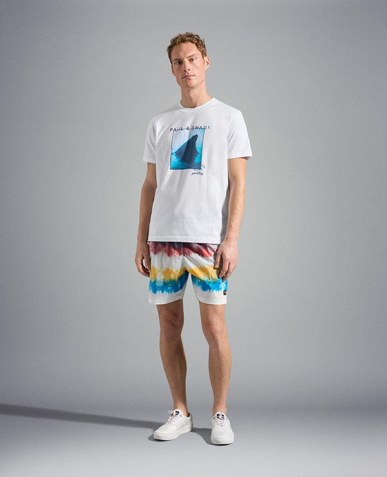 Paul & Shark - Maillot de bain tissu Econyl® teint - LE CAPITAINE D'A BORD