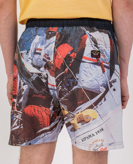Paul & Shark - Maillot de bain voilier Kipawa - LE CAPITAINE D'A BORD