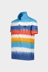 Paul & Shark - Polo de coton rayé Tie & Dye - LE CAPITAINE D'A BORD