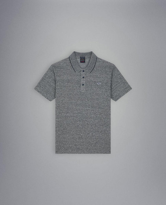 Paul & Shark - Polo manches courtes de lin et coton - LE CAPITAINE D'A BORD