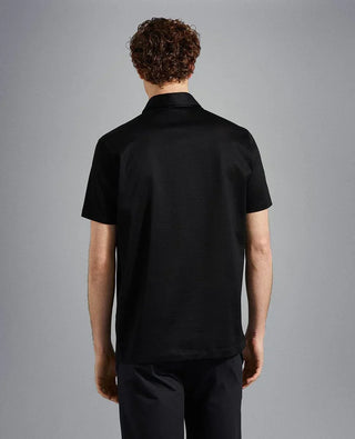 Paul & Shark - Polo uni manches courtes à col chemise - LE CAPITAINE D'A BORD