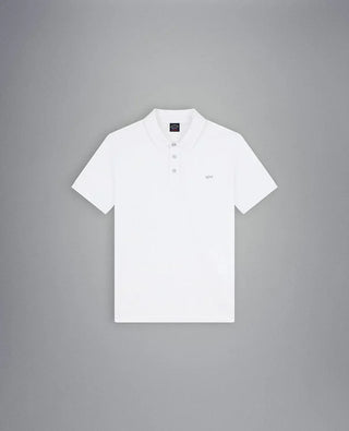 Paul & Shark - Polo uni manches courtes à col chemise - LE CAPITAINE D'A BORD
