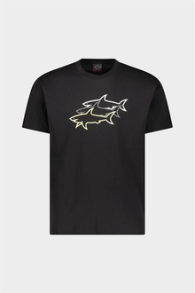  Paul & Shark - T-shirt de coton avec 3 requins - LE CAPITAINE D'A BORD