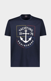 Paul & Shark - T-shirt de coton avec ancre de bateau - LE CAPITAINE D'A BORD