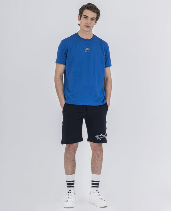 Paul & Shark - T-shirt de coton logo décalé - LE CAPITAINE D'A BORD