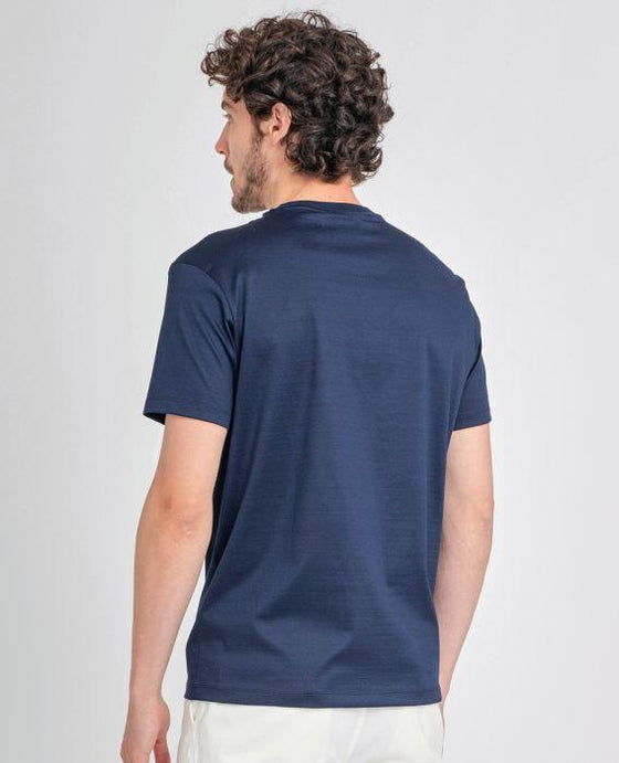 Paul & Shark - T-shirt uni coton mercerisé avec poche - LE CAPITAINE D'A BORD