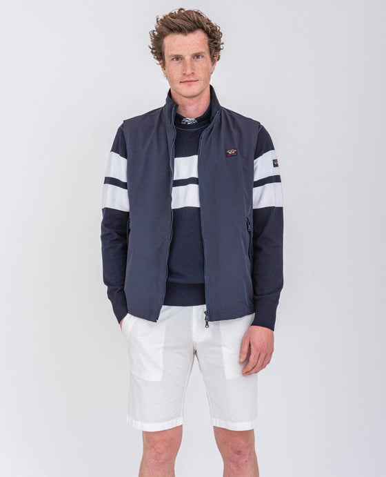 Paul & Shark - Veste sans manches de nylon - (disponible en marine et rouge) - LE CAPITAINE D'A BORD