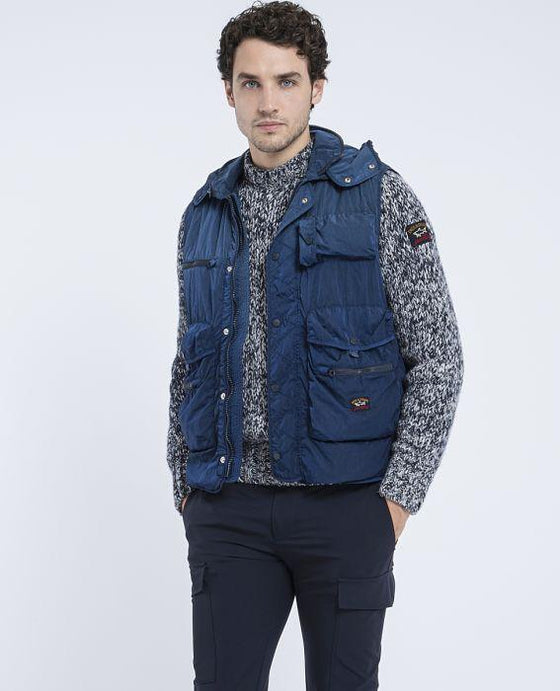 Paul & Shark - Veste SCOOP Econyl© délavé - LE CAPITAINE D'A BORD