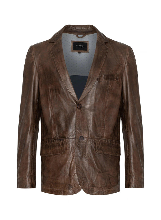 Regency - JOSHUA-N - Leather Blazer - LE CAPITAINE D'A BORD