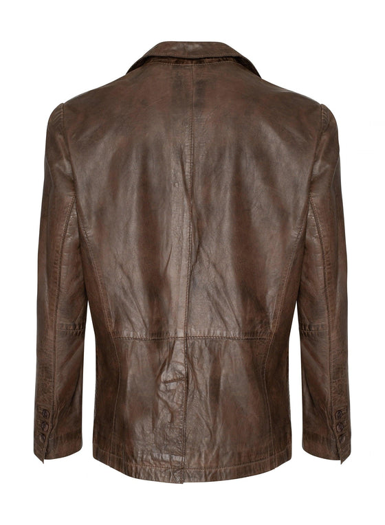 Regency - JOSHUA-N - Leather Blazer - LE CAPITAINE D'A BORD
