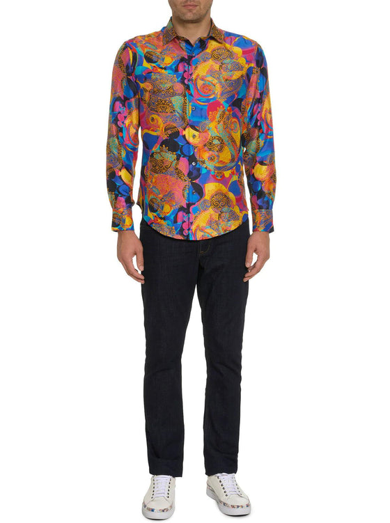 Robert Graham - Chemise de soie Le Clique Édition Limitée - LE CAPITAINE D'A BORD