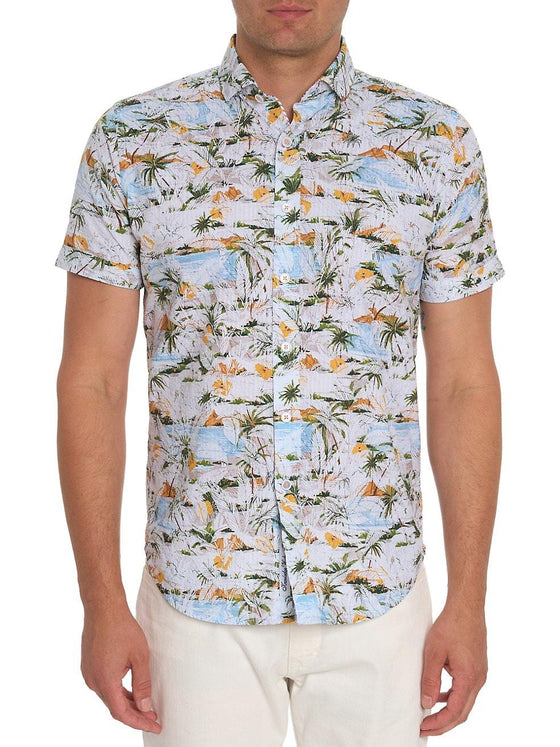 Robert Graham - Chemise manches courtes Cedarhurst - LE CAPITAINE D'A BORD