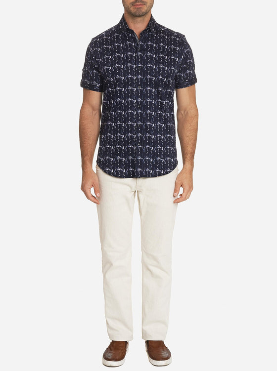 Robert Graham - Chemise manches courtes Tucker - LE CAPITAINE D'A BORD