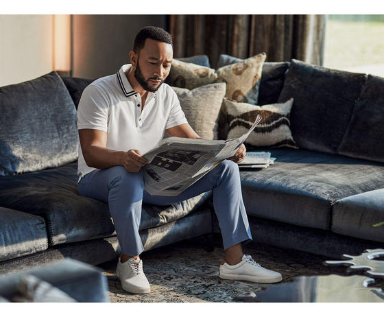 Sperry - Gold Cup™ Striper PLUSHWAVE™ CVO Sneaker - White - LE CAPITAINE D'A BORD