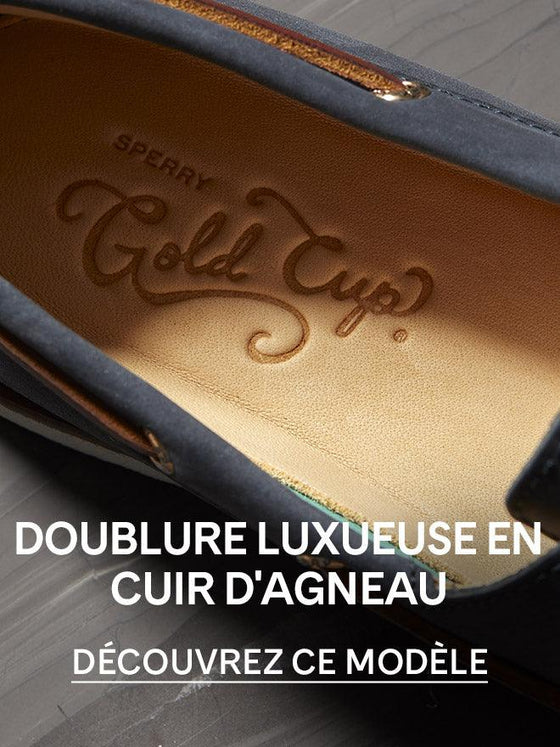 Sperry - Men's Gold A/O 2-Eye - Navy - LE CAPITAINE D'A BORD