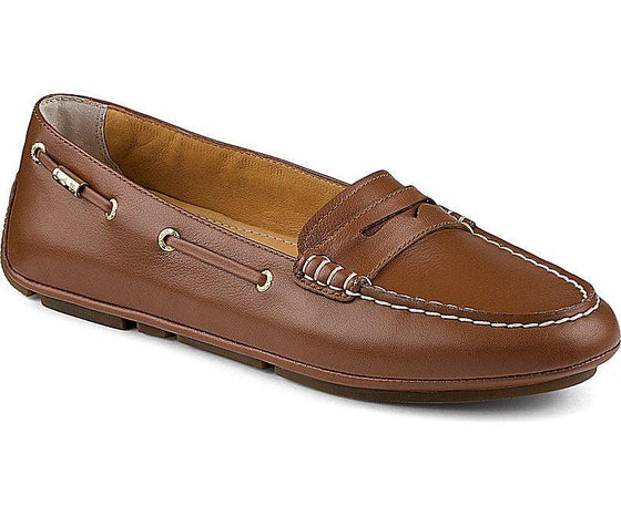 Sperry - Women Gold Penny Driver - Cognac - LE CAPITAINE D'A BORD